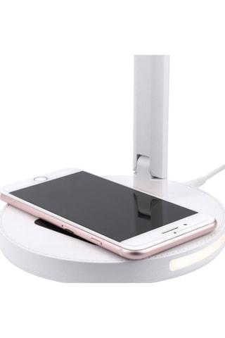 Luz de lectura LED con cargador por inducción Avance - Blanco