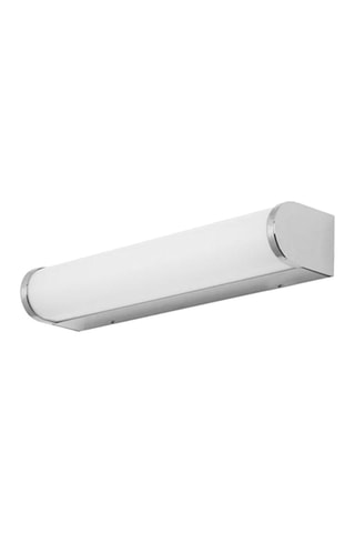 Aplique mural LED Lungo - Plateado y blanco