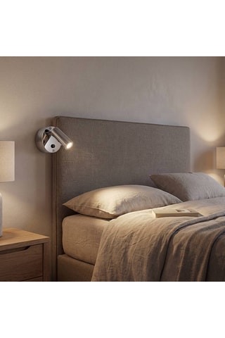 Aplique mural LED - Plateado - 1 W
