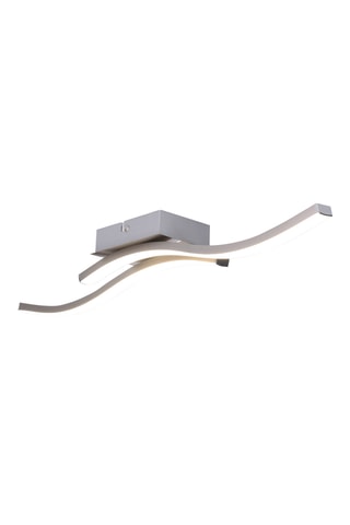 Plafón LED - Plateado - 2 x 9 W