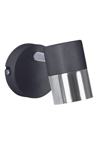 Aplique mural Cloc - Negro - 8 W