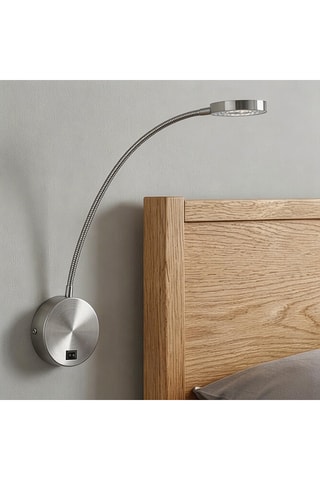 Aplique mural LED - Plateado - 4,7 W