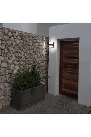 Aplique mural LED - Negro - 14,3 W