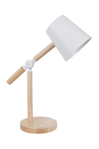 Luz de lectura de madera Pomo - Blanco - 15 W - Clase E