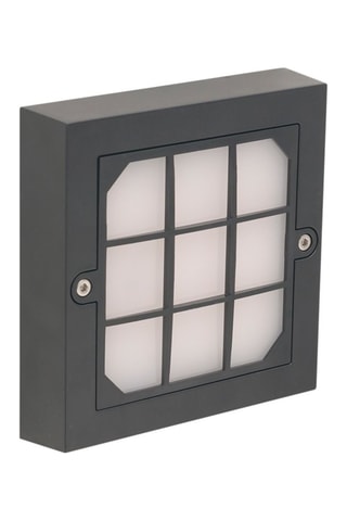 Aplique mural LED Netz - Negro