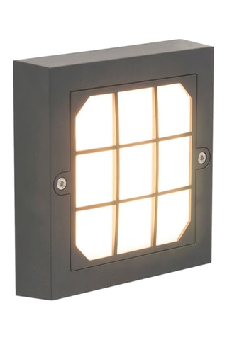 Aplique mural LED Netz - Negro