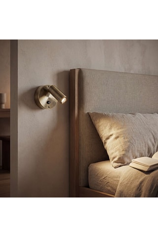 Aplique mural LED - Dorado - 1 W