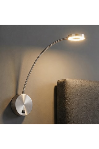 Aplique mural LED - Plateado - 4,7 W