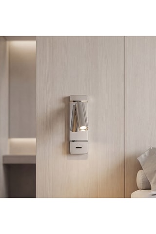 Aplique mural LED - Plateado - 3,5 W