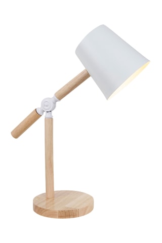 Luz de lectura de madera Pomo - Blanco - 15 W - Clase E