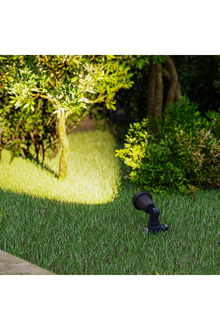Foco de jardín - Negro - 8 W
