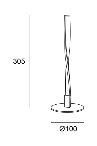 Lámpara de sobremesa LED - Plateado - 2,5 W