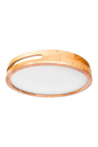 Plafón LED de madera Lu - Natural