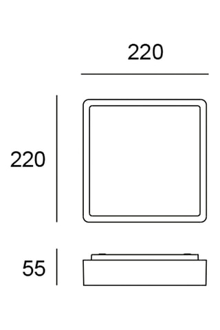 Plafón LED Kössel Ceiling - Gris - 6,9 W