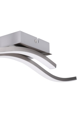 Plafón LED - Plateado - 2 x 9 W
