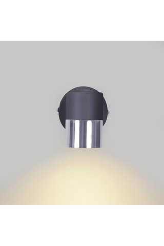 Aplique mural Cloc - Negro - 8 W