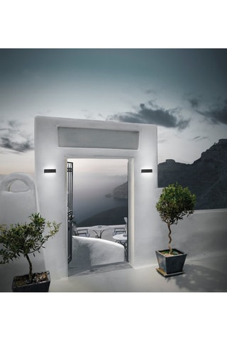 Aplique mural LED Ara - Gris