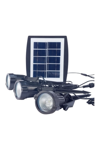 Proyector solar LED Hub - Negro