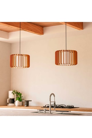 Lámpara de techo de madera Viva - Natural