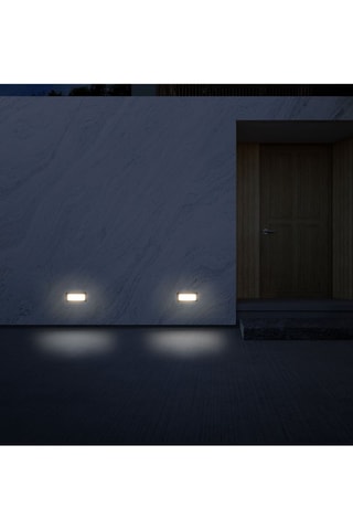 Aplique mural LED Rect - Gris