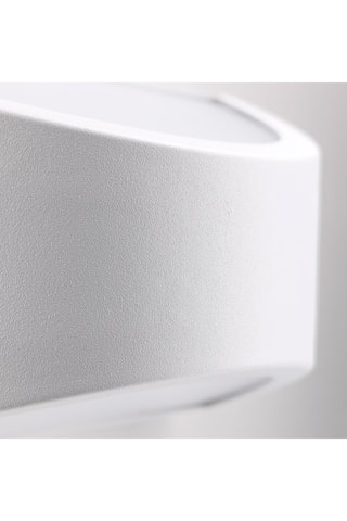 Aplique mural LED Kapa - Blanco