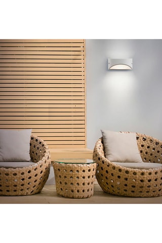 Aplique mural LED Kapa - Blanco