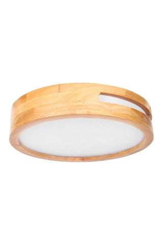 Plafón LED de madera Lu - Natural