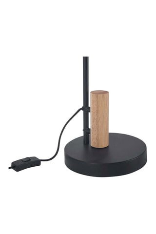 Lámpara de sobremesa de madera Korg - Natural y negro