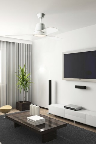 Ventilador de teto LED Tiga - 132 cm