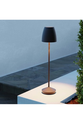 Baliza sobremuro LED Eclipta - Marrón