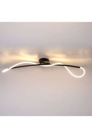 Plafón LED Tress - Negro y blanco