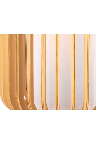 Lámpara de sobremesa de madera Viva - Natural y negro
