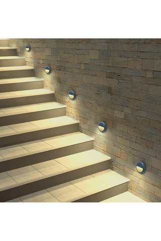 Aplique mural LED Siram - Gris
