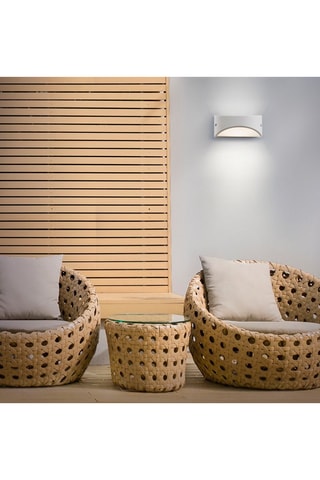 Aplique mural LED Kapa - Blanco