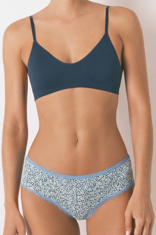 Culotte - Celeste e verde scuro