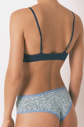 Culotte - Celeste e verde scuro