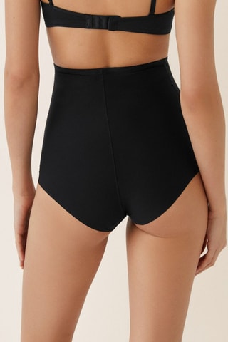 Culotte a vita alta - Nero