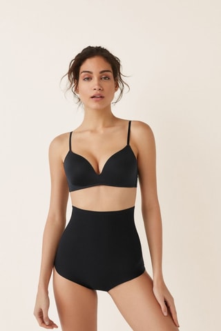 Culotte a vita alta - Nero