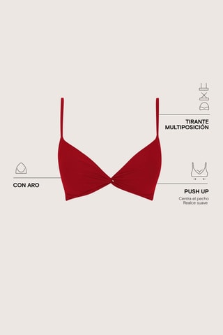 Bikinitop - Rood