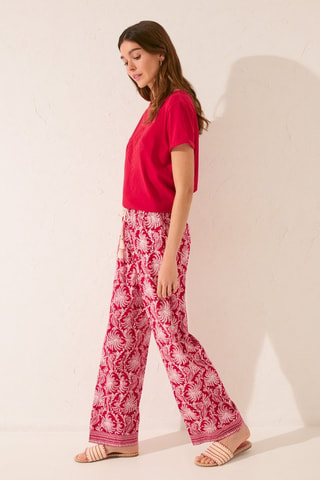 Pantaloni - Rosso e bianco