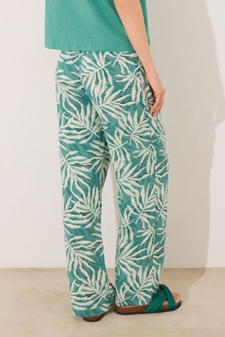 Pantaloni - Verde acqua ed ecrù