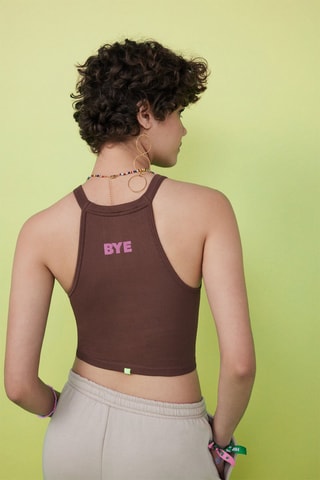 Crop top - Marrone
