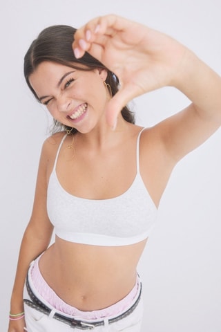 Top - Grigio chiaro melange