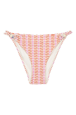 Slip bikini - Salmone e malva