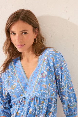 Camicia da notte - Celeste