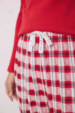 Pantaloni pigiama - Rosso e bianco