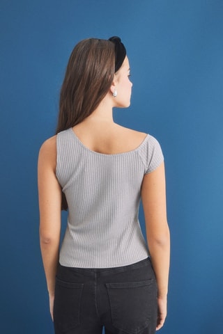 Top - Grigio chiaro
