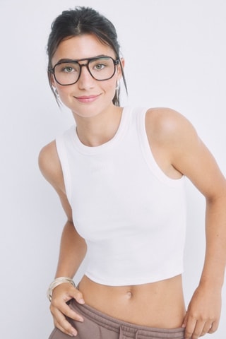 Crop top - Bianco