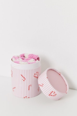 Calze antiscivolo - Bianco e rosa