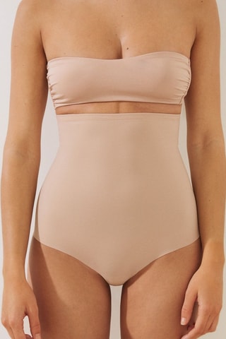 Slip a vita alta - Beige